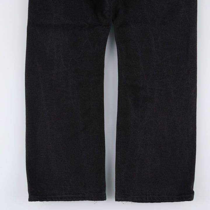 Levi's 517 Black Denim Bootcut Denim Pants for Men, W33 cotton black type Vintage Second Hand
