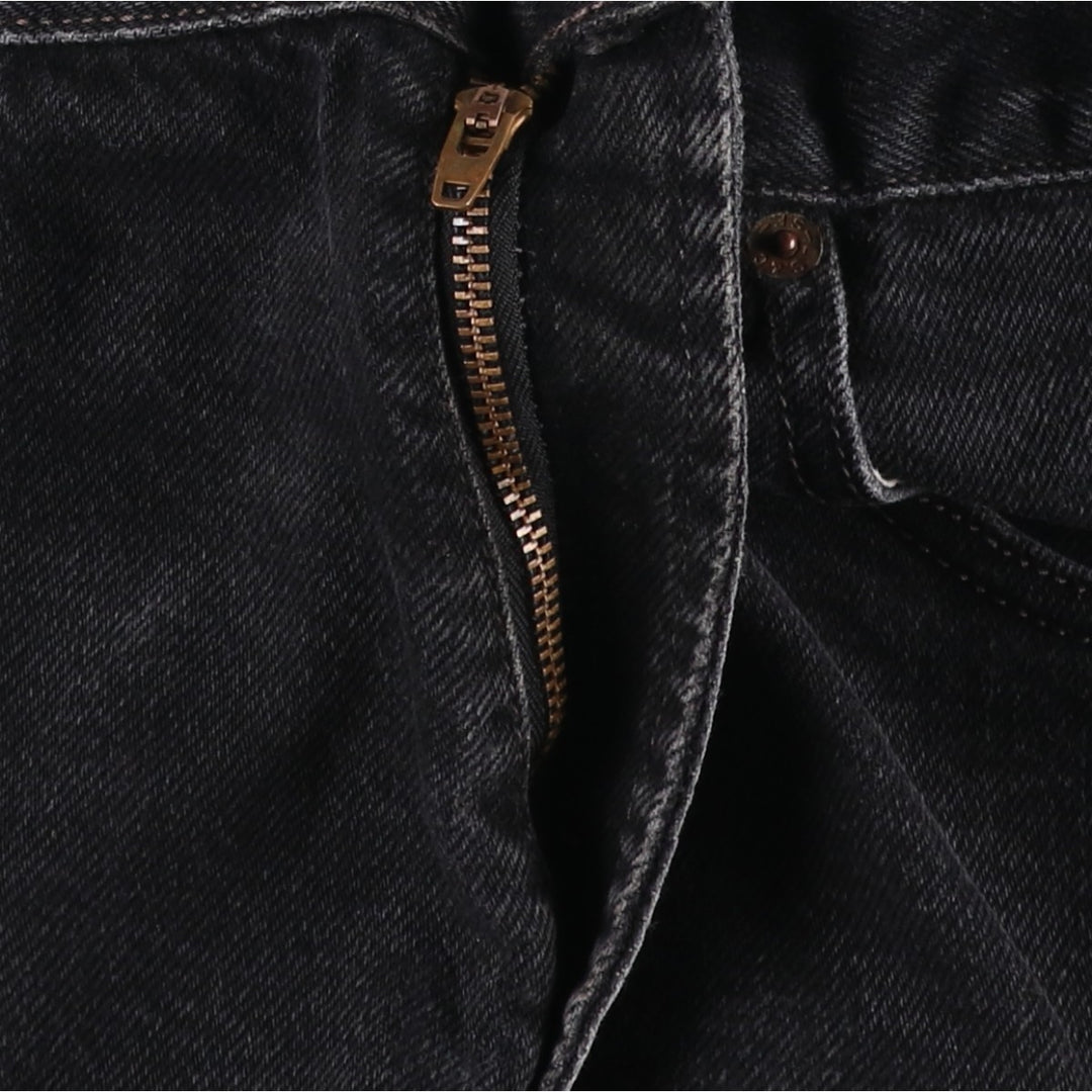 2000'S Levi's 517 BOOT CUT Black Denim Bootcut Jeans, Men's Size W32 (approx.) cotton black type Vintage Second Hand