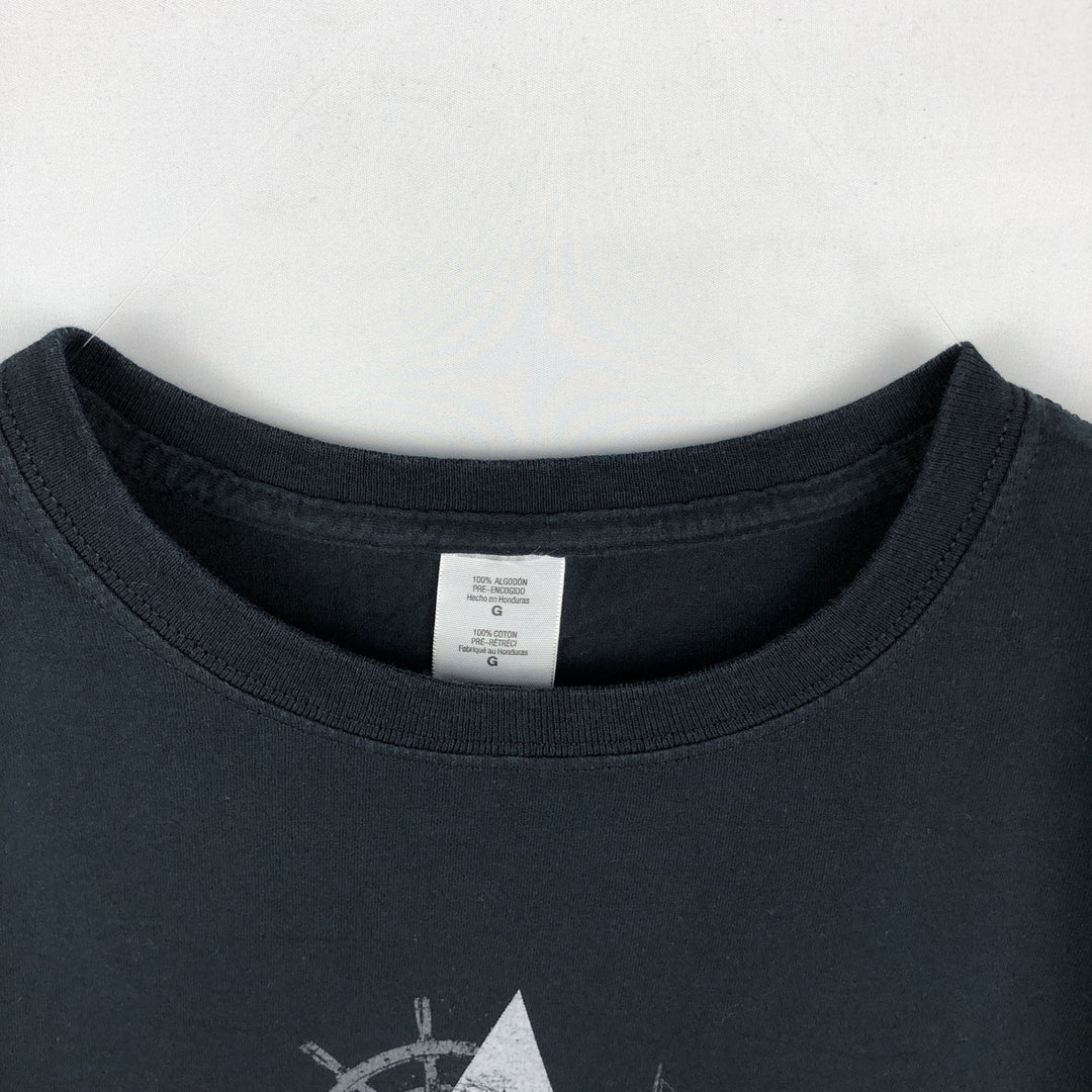 UBI WORKSHOP Assassin's Creed 4 Black Flag Skull Pattern T-Shirt (Men's Size L) cotton black type Vintage Second Hand