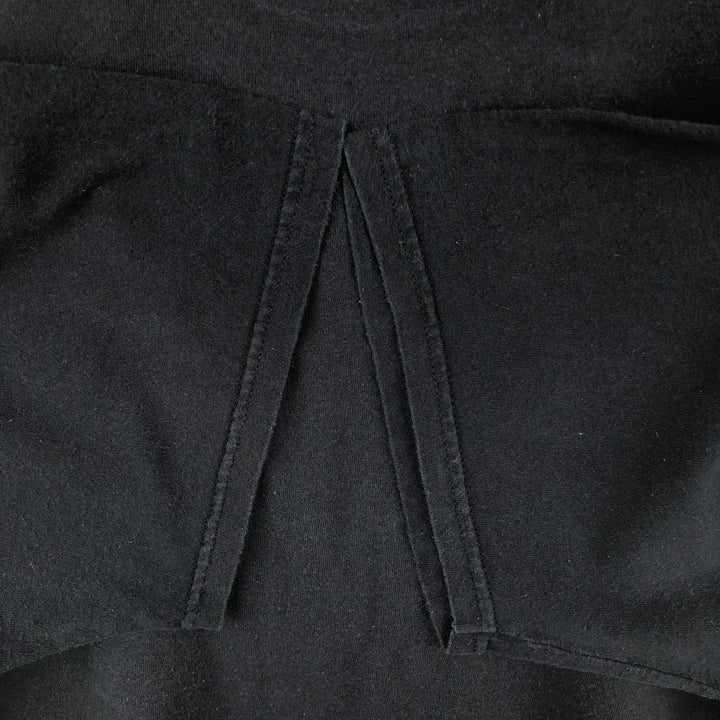 00'S Delta DELTA Printed T-shirt Men's XL size cotton black type Vintage Second Hand