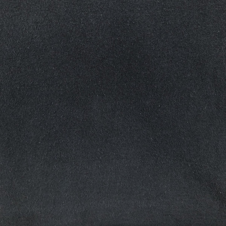 00'S Delta DELTA Printed T-shirt Men's XL size cotton black type Vintage Second Hand