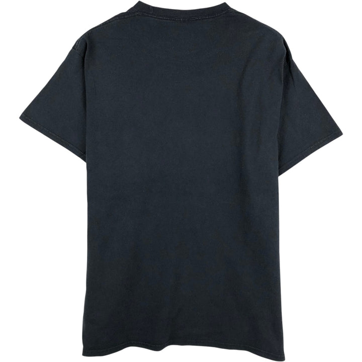PORT & COMPANY Printed T-Shirt, Men's Size L cotton black type Vintage Second Hand