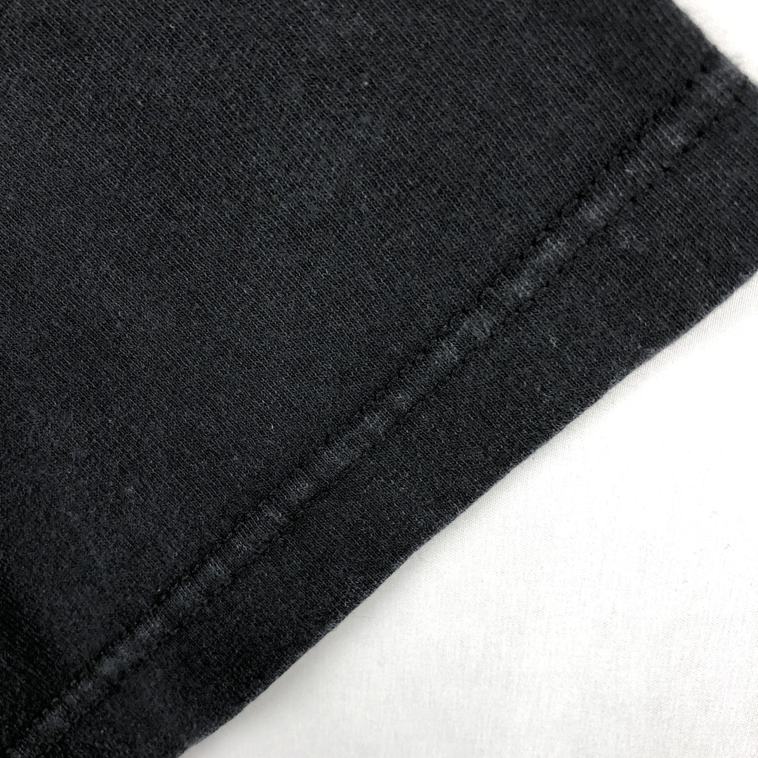 RIF.LA Short-Sleeve Logo T-Shirt, Made in USA, Men's Size L (approx.) cotton black type Vintage Second Hand
