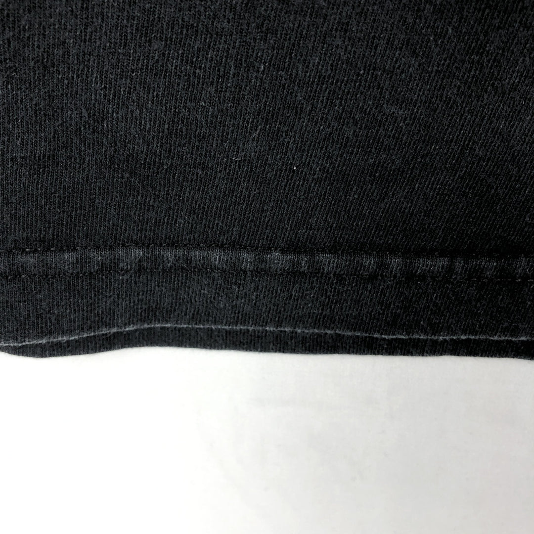 RIF.LA Short-Sleeve Logo T-Shirt, Made in USA, Men's Size L (approx.) cotton black type Vintage Second Hand