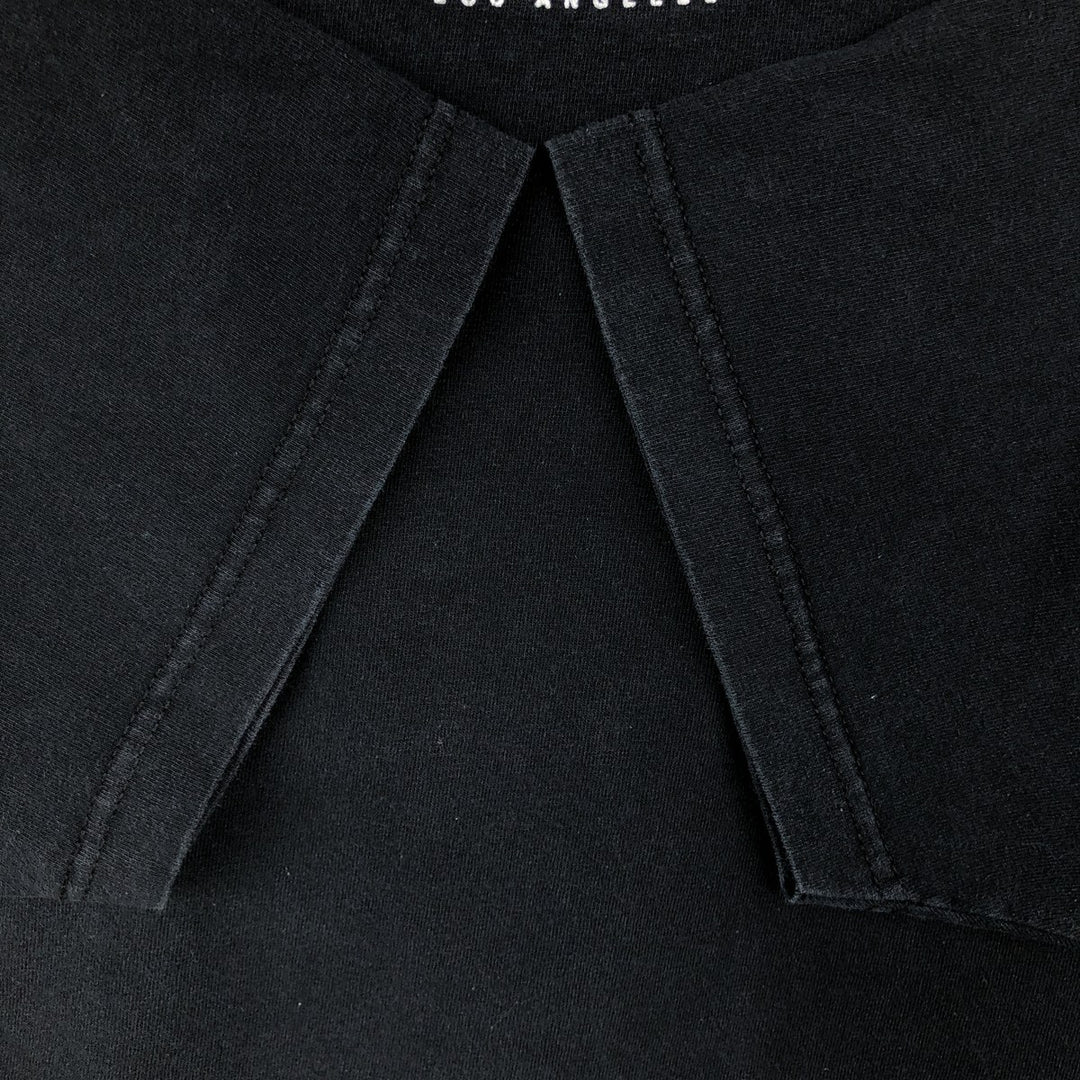 RIF.LA Short-Sleeve Logo T-Shirt, Made in USA, Men's Size L (approx.) cotton black type Vintage Second Hand