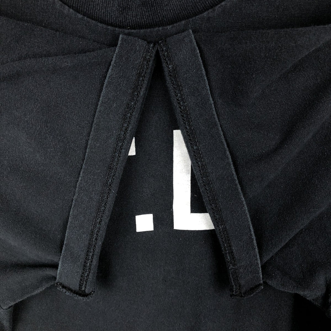 RIF.LA Short-Sleeve Logo T-Shirt, Made in USA, Men's Size L (approx.) cotton black type Vintage Second Hand