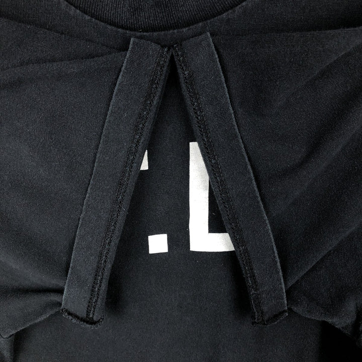 RIF.LA Short-Sleeve Logo T-Shirt, Made in USA, Men's Size L (approx.) cotton black type Vintage Second Hand