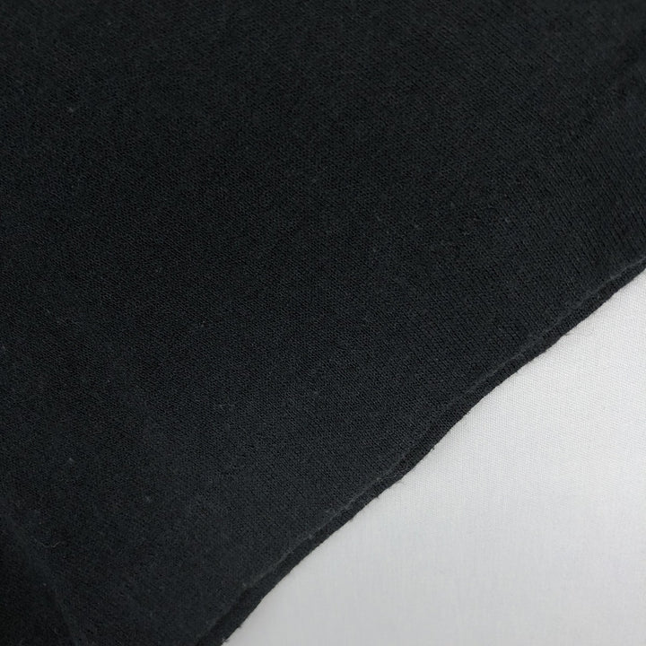 Vintage 80s-90'S Jerzees printed T-shirt, Made in USA, Men's Size L cotton black type Vintage Second Hand