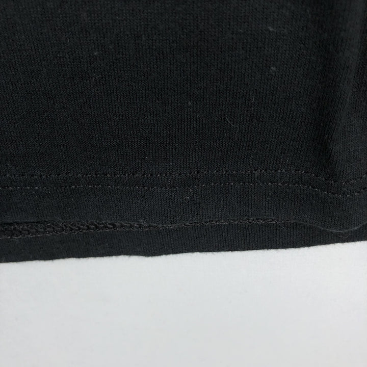 Vintage 80s-90'S Jerzees printed T-shirt, Made in USA, Men's Size L cotton black type Vintage Second Hand