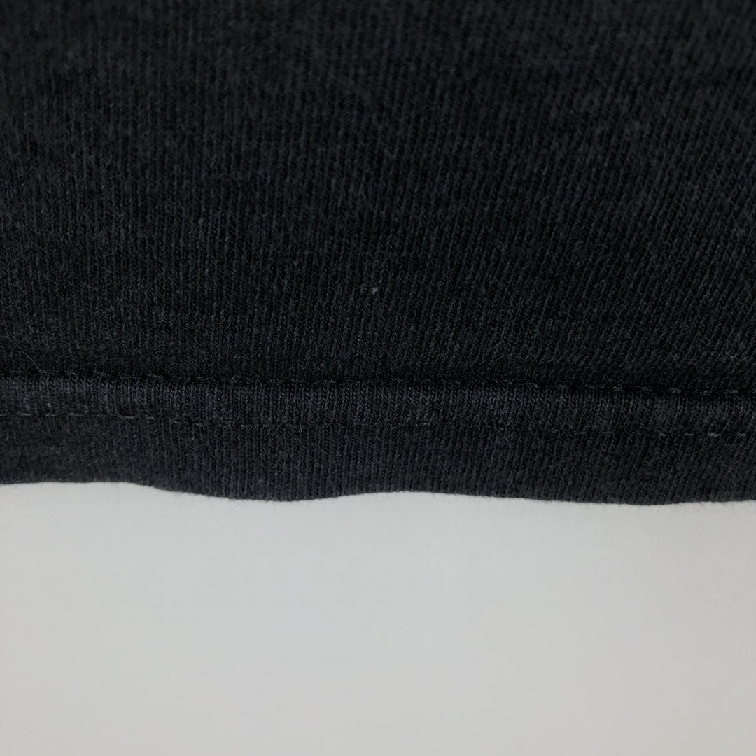 Fruit of the Loom Printed T-shirt, Men's Size L cotton black type Vintage Second Hand