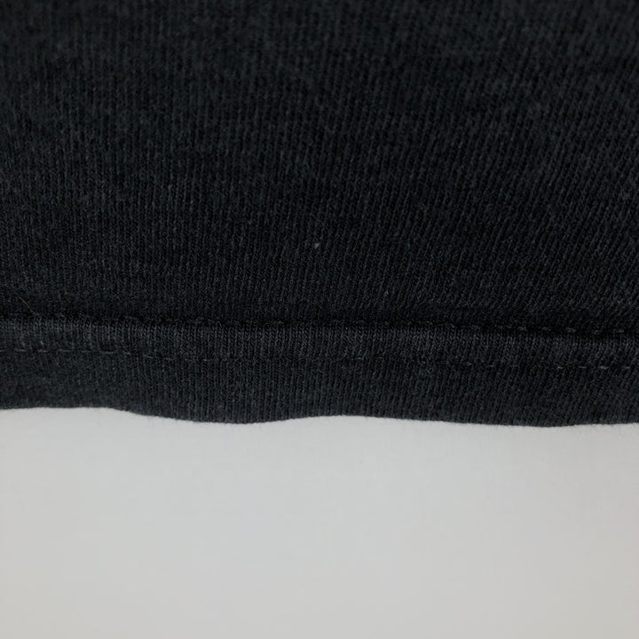 Fruit of the Loom Printed T-shirt, Men's Size L cotton black type Vintage Second Hand
