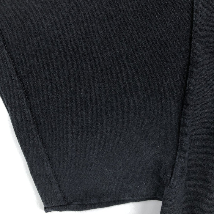 Fruit of the Loom Printed T-shirt, Men's Size L cotton black type Vintage Second Hand