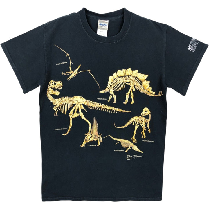 Gildan Printed T-Shirt, Men's Size S (equivalent) cotton black type Vintage Second Hand