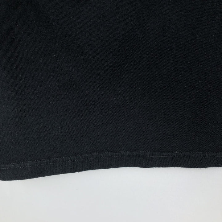 ~2000'S Blue Moon Skull Pattern Print T-Shirt, Men's XL equivalent cotton black type Vintage Second Hand