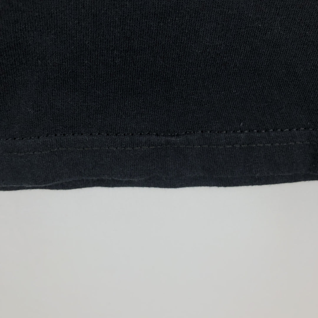 90'S Fruit of the Loom printed T-shirt, men's size M (approx.) cotton black type Vintage Second Hand