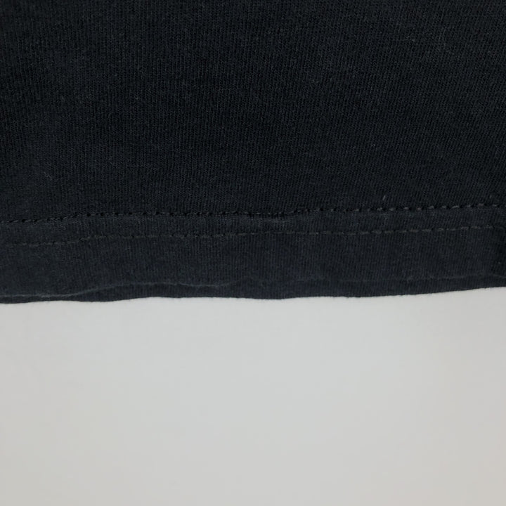 90'S Fruit of the Loom printed T-shirt, men's size M (approx.) cotton black type Vintage Second Hand