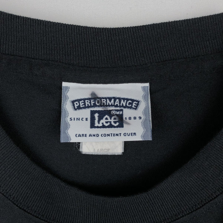 2000'S Lee Zodiac Sign Print T-Shirt, Made in USA, Men's Size L (approx.) polyester navy blue type Vintage Second Hand