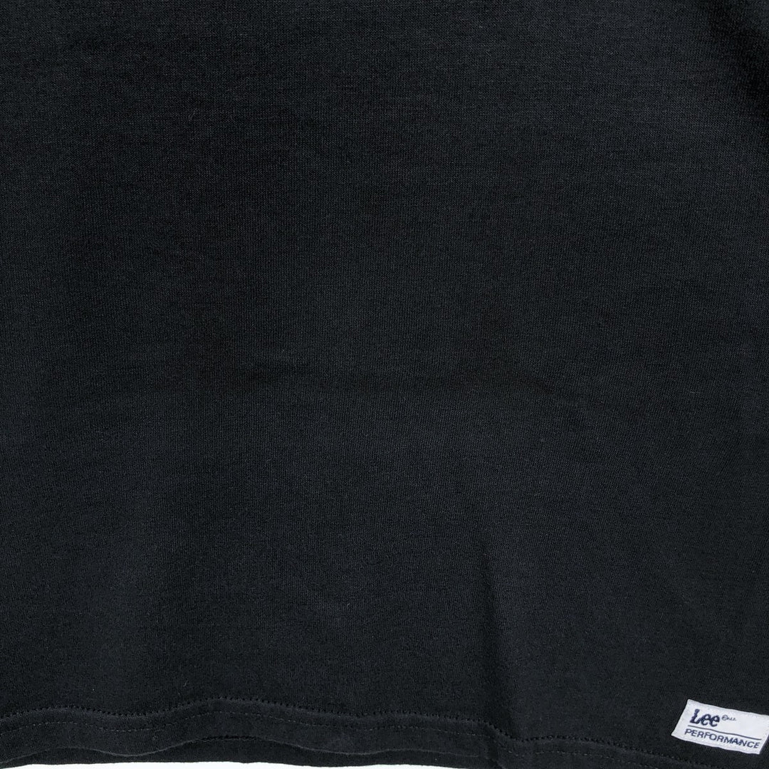 2000'S Lee Zodiac Sign Print T-Shirt, Made in USA, Men's Size L (approx.) polyester navy blue type Vintage Second Hand