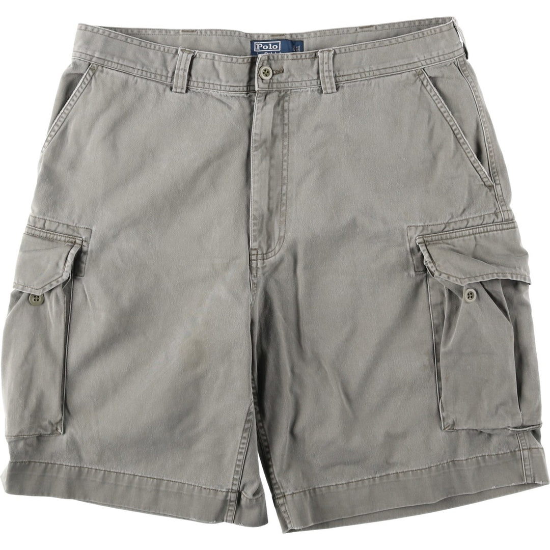 Ralph Lauren POLO by Ralph Lauren cargo shorts, half pants, men's w37 equivalent cotton Khaki type Vintage Second Hand