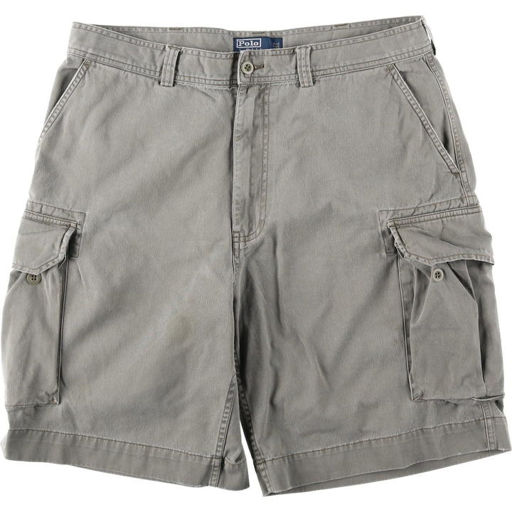 Ralph Lauren POLO by Ralph Lauren cargo shorts, half pants, men's w37 equivalent cotton Khaki type Vintage Second Hand