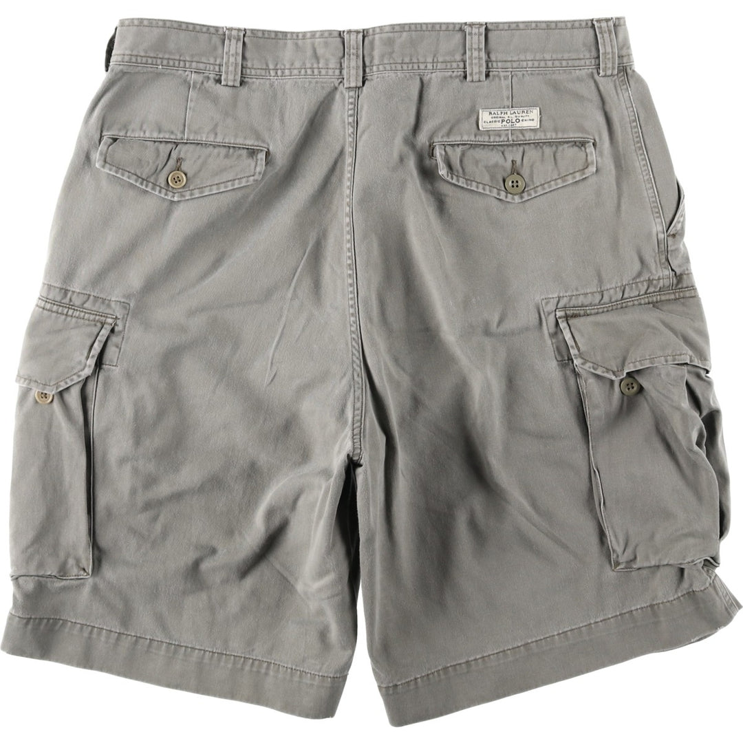Ralph Lauren POLO by Ralph Lauren cargo shorts, half pants, men's w37 equivalent cotton Khaki type Vintage Second Hand