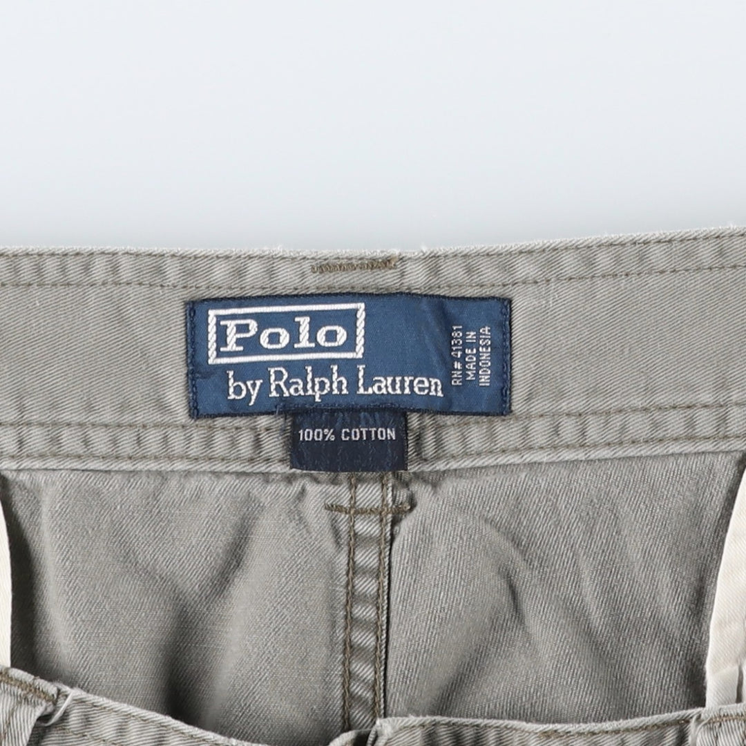 Ralph Lauren POLO by Ralph Lauren cargo shorts, half pants, men's w37 equivalent cotton Khaki type Vintage Second Hand