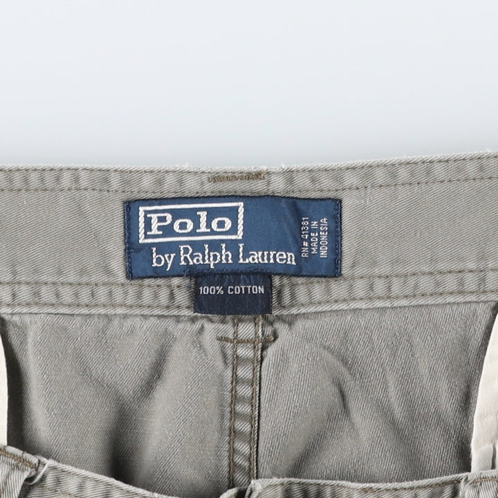 Ralph Lauren POLO by Ralph Lauren cargo shorts, half pants, men's w37 equivalent cotton Khaki type Vintage Second Hand