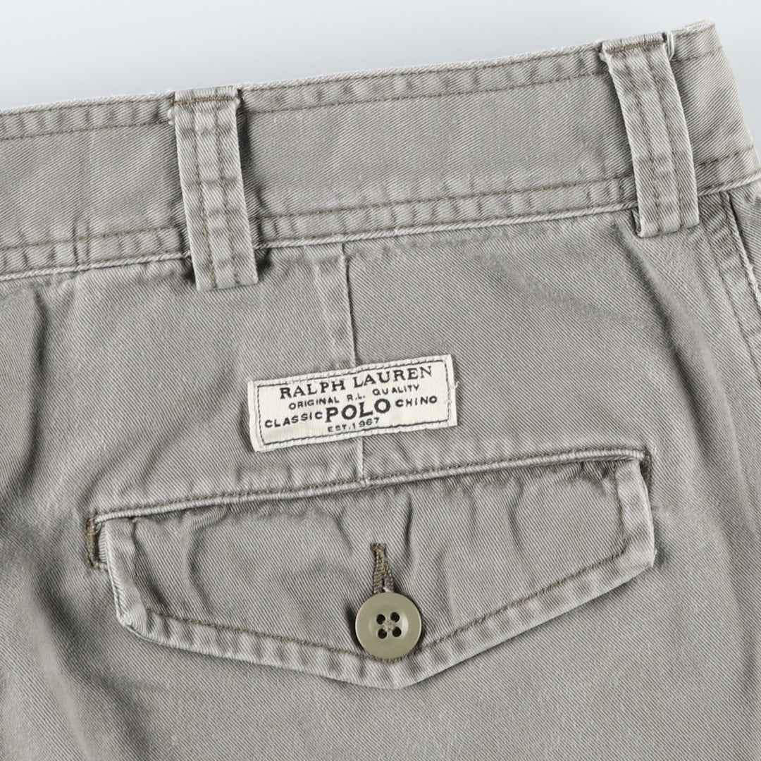 Ralph Lauren POLO by Ralph Lauren cargo shorts, half pants, men's w37 equivalent cotton Khaki type Vintage Second Hand