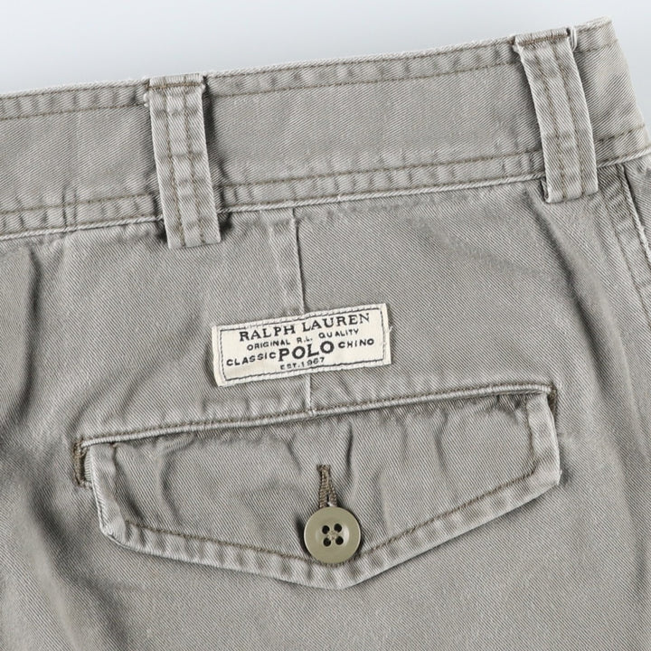 Ralph Lauren POLO by Ralph Lauren cargo shorts, half pants, men's w37 equivalent cotton Khaki type Vintage Second Hand