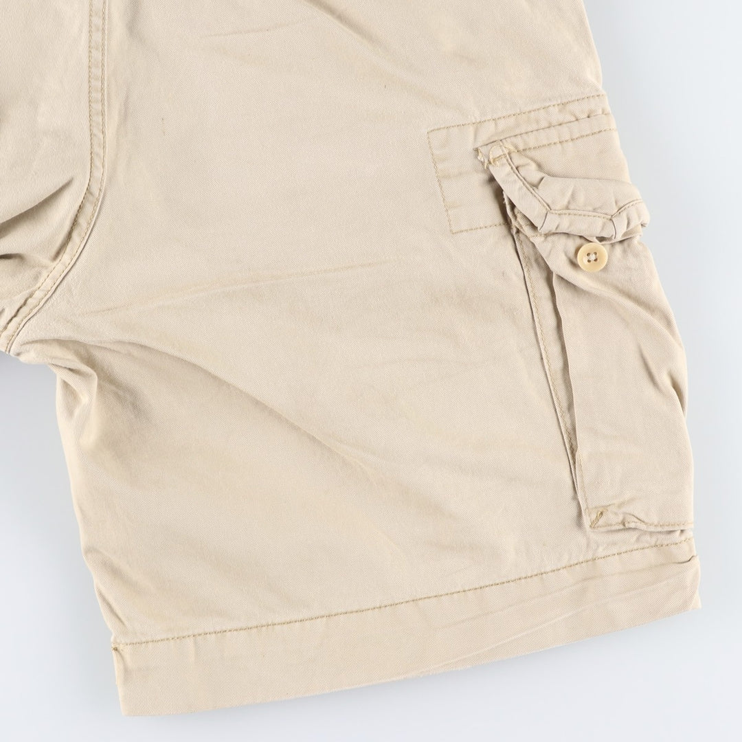 Ralph Lauren POLO RALPH LAUREN cargo shorts, men's size W36 cotton Beige type Vintage Second Hand