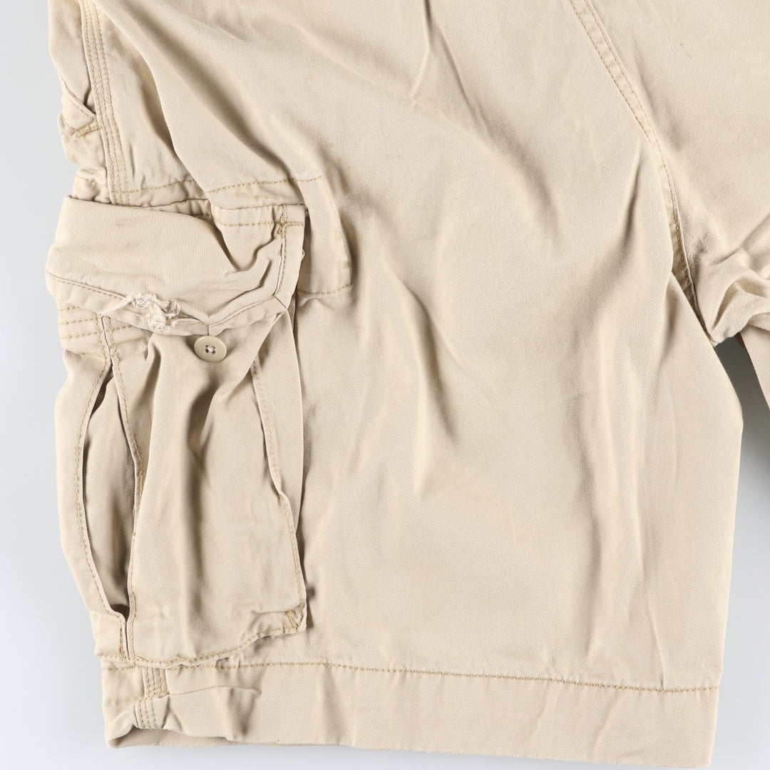 Ralph Lauren POLO RALPH LAUREN cargo shorts, men's size W36 cotton Beige type Vintage Second Hand