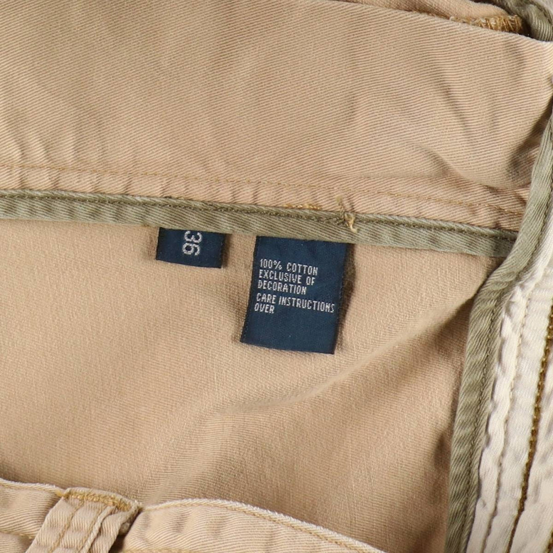 Ralph Lauren POLO by Ralph Lauren cargo shorts, half pants, men's size w34 cotton Beige type Vintage Second Hand