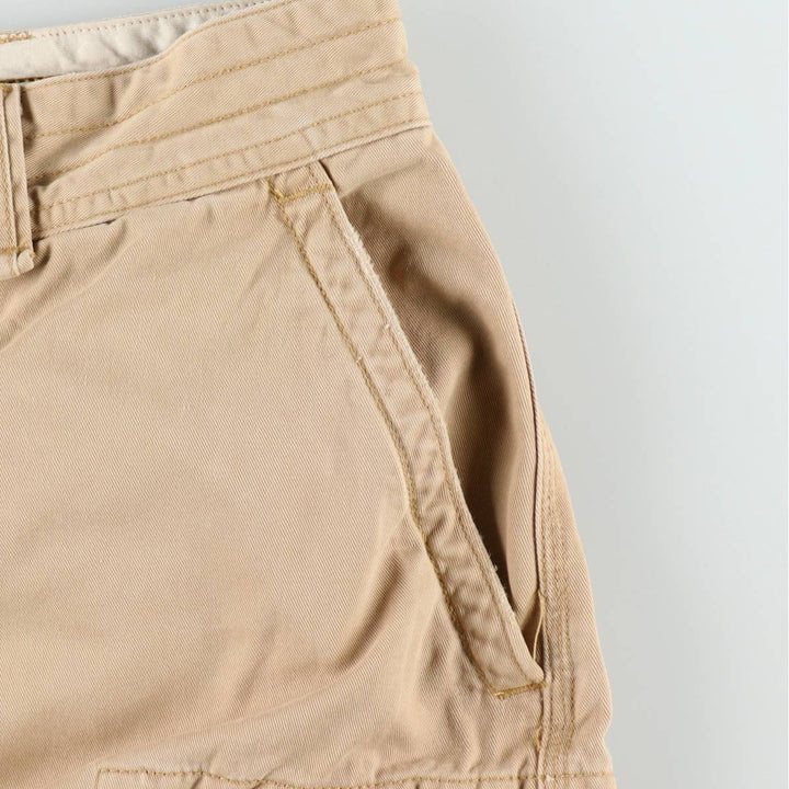 Ralph Lauren POLO by Ralph Lauren cargo shorts, half pants, men's size w34 cotton Beige type Vintage Second Hand