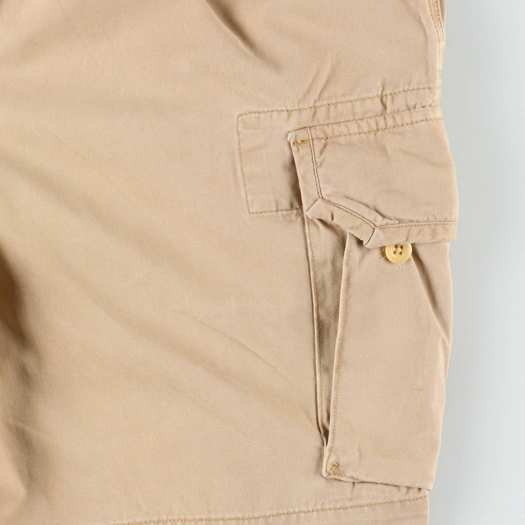 Ralph Lauren POLO by Ralph Lauren cargo shorts, half pants, men's size w34 cotton Beige type Vintage Second Hand