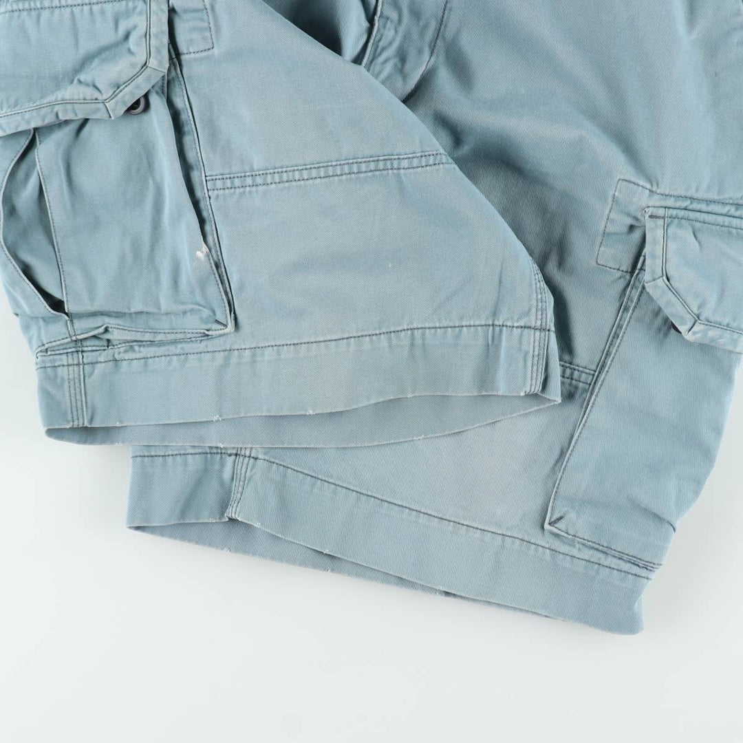 Ralph Lauren POLO by Ralph Lauren cargo shorts, men's size W39 (approx.) cotton Blue type light blue Vintage Second Hand