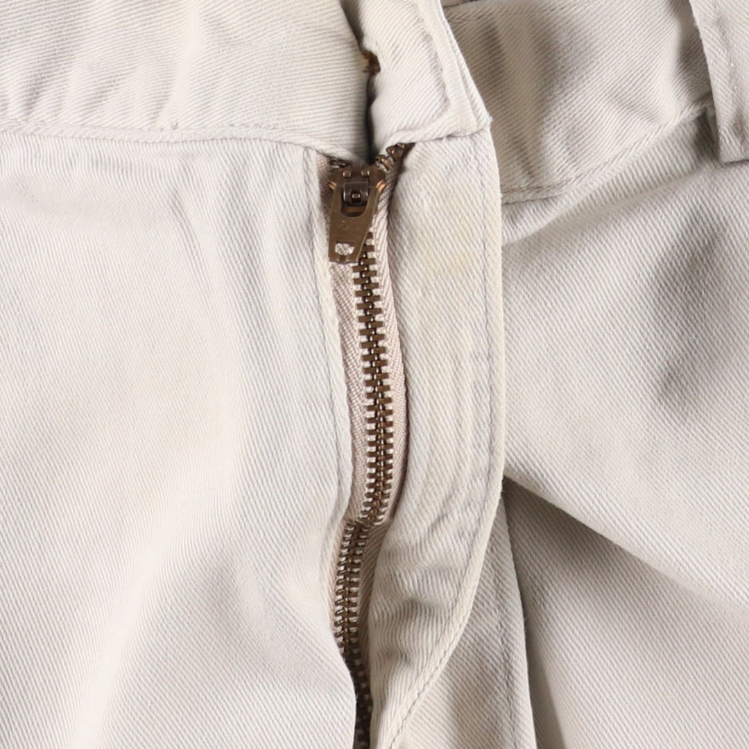 Ralph Lauren CHAPS Cargo Shorts, Men's Size W35 (approx.) cotton ivory Vintage Second Hand
