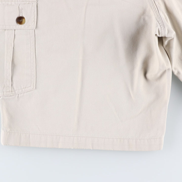 Ralph Lauren CHAPS Cargo Shorts, Men's Size W35 (approx.) cotton ivory Vintage Second Hand