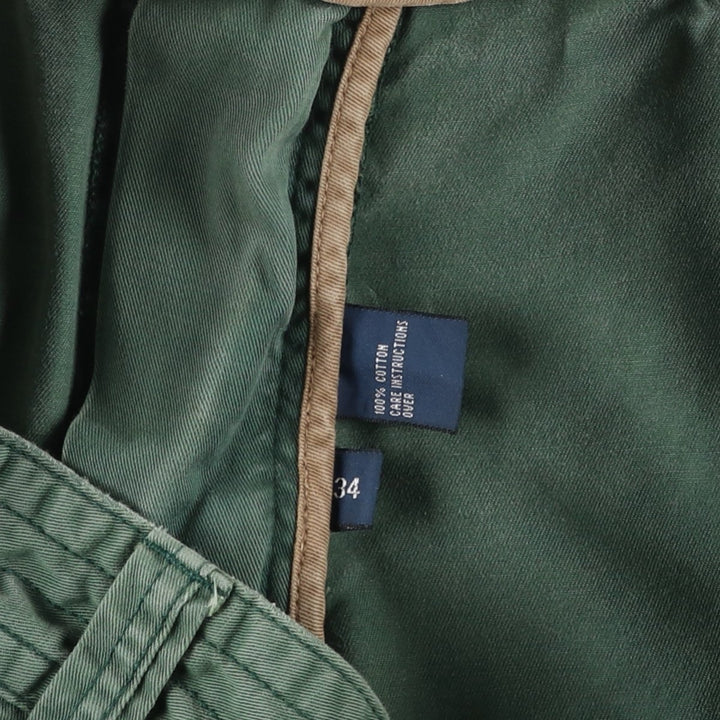 Ralph Lauren POLO by Ralph Lauren cargo shorts, half pants, men's w35 equivalent cotton green type Vintage Second Hand