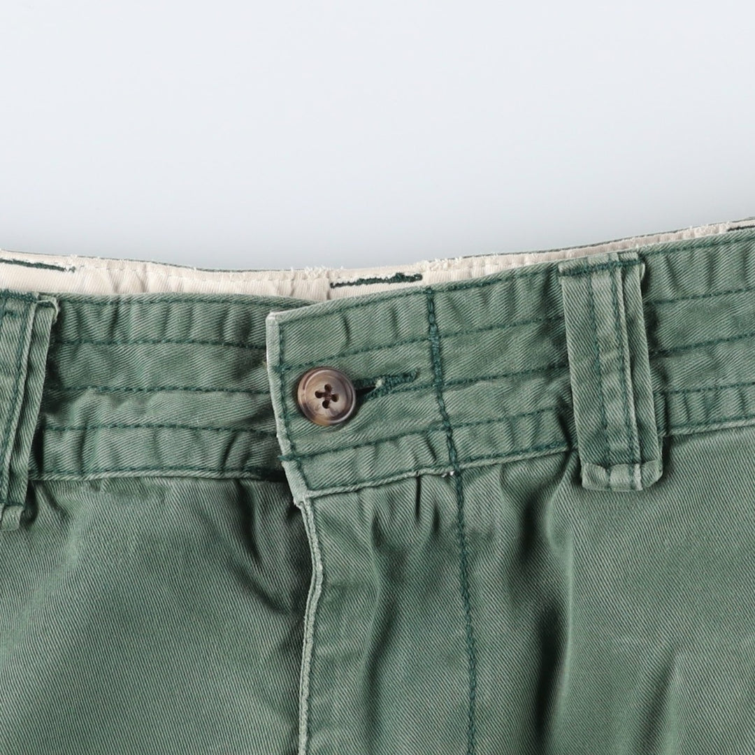 Ralph Lauren POLO by Ralph Lauren cargo shorts, half pants, men's w35 equivalent cotton green type Vintage Second Hand
