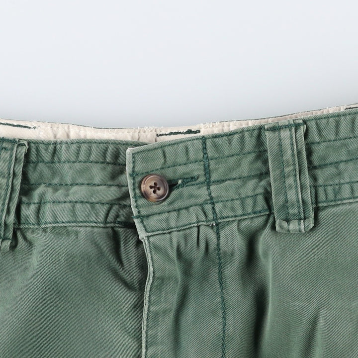 Ralph Lauren POLO by Ralph Lauren cargo shorts, half pants, men's w35 equivalent cotton green type Vintage Second Hand
