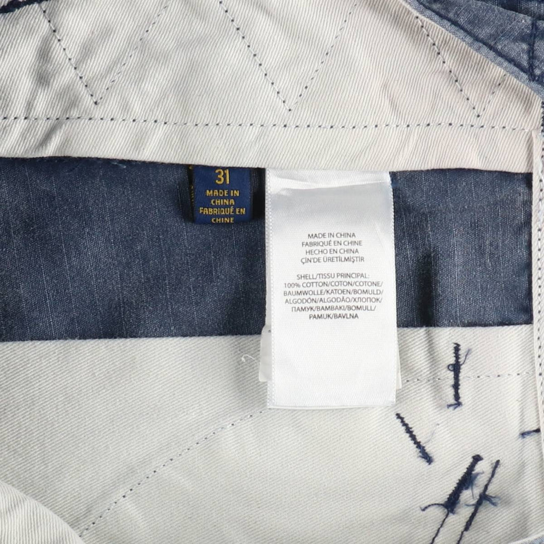 Ralph Lauren POLO RALPH LAUREN CLASSIC FIT Cargo Shorts, Men's Size W33 (approx.) cotton navy blue type Vintage Second Hand
