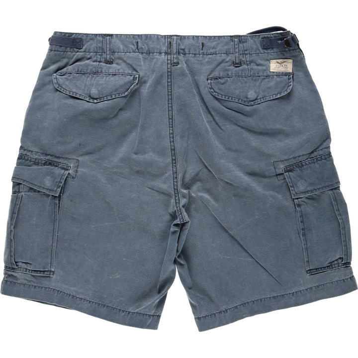 Ralph Lauren POLO RALPH LAUREN CLASSIC FIT Cargo Shorts (Men's size W36 equivalent) cotton navy blue type Vintage Second Hand