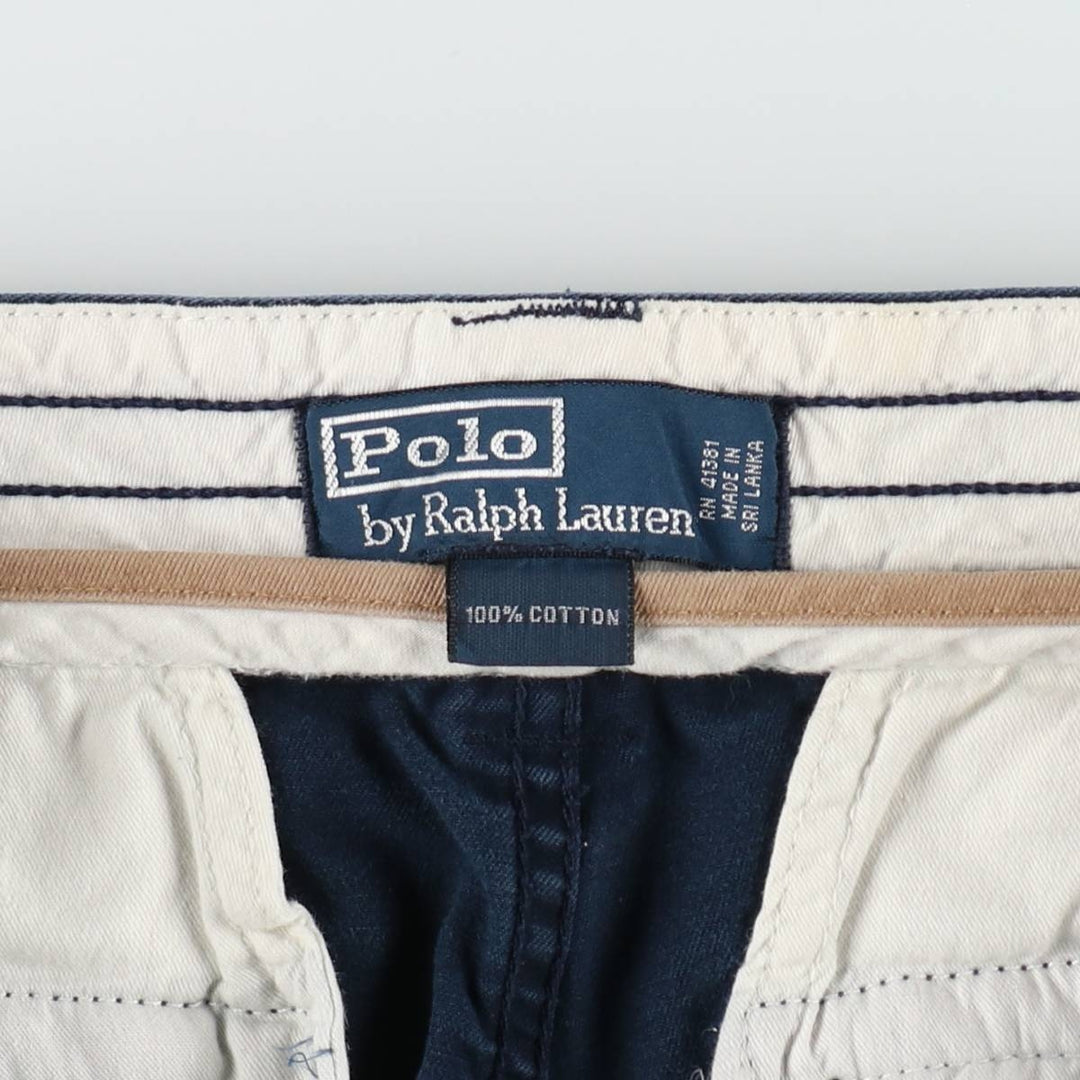 Ralph Lauren POLO by Ralph Lauren cargo shorts, men's size W31 cotton navy blue type Vintage Second Hand