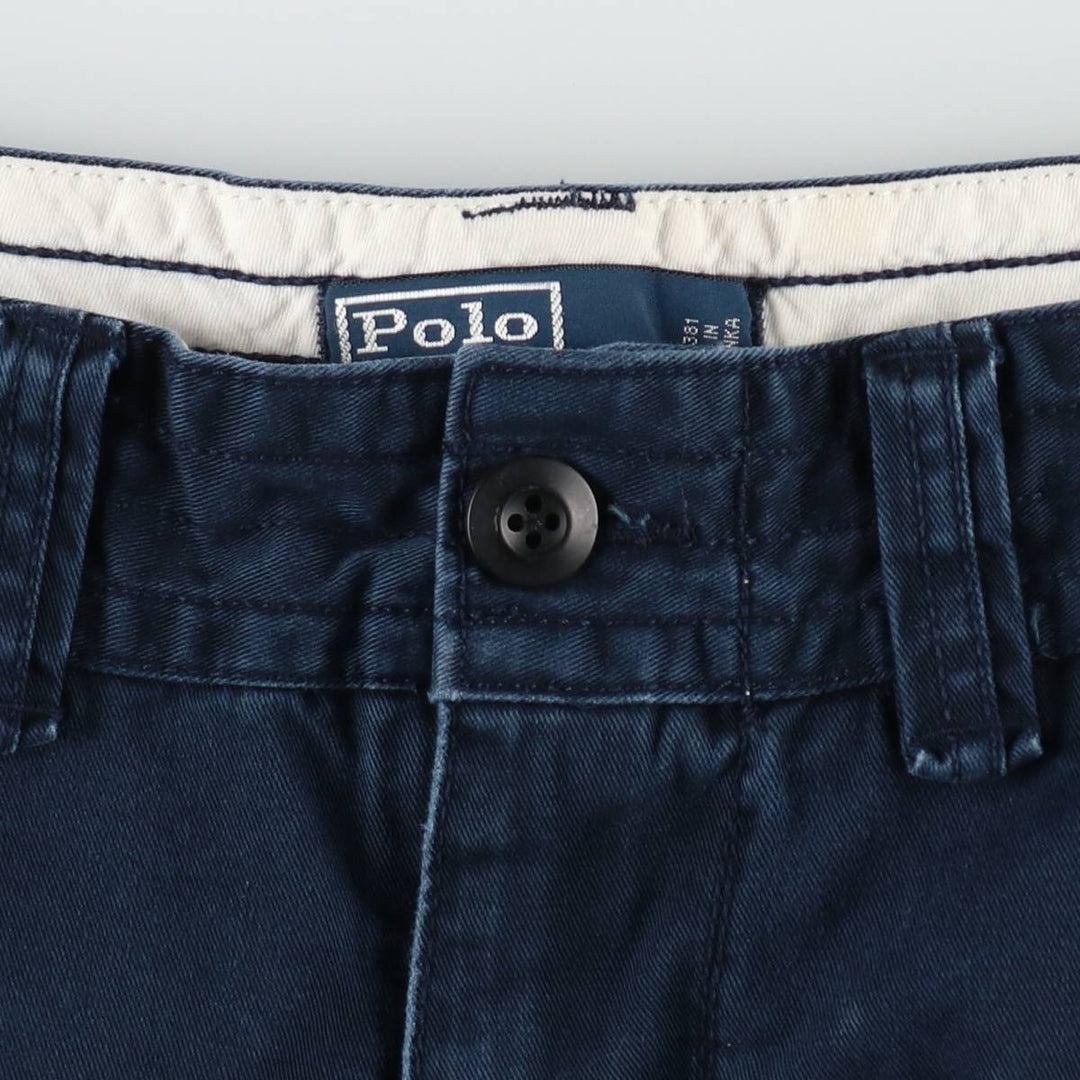 Ralph Lauren POLO by Ralph Lauren cargo shorts, men's size W31 cotton navy blue type Vintage Second Hand