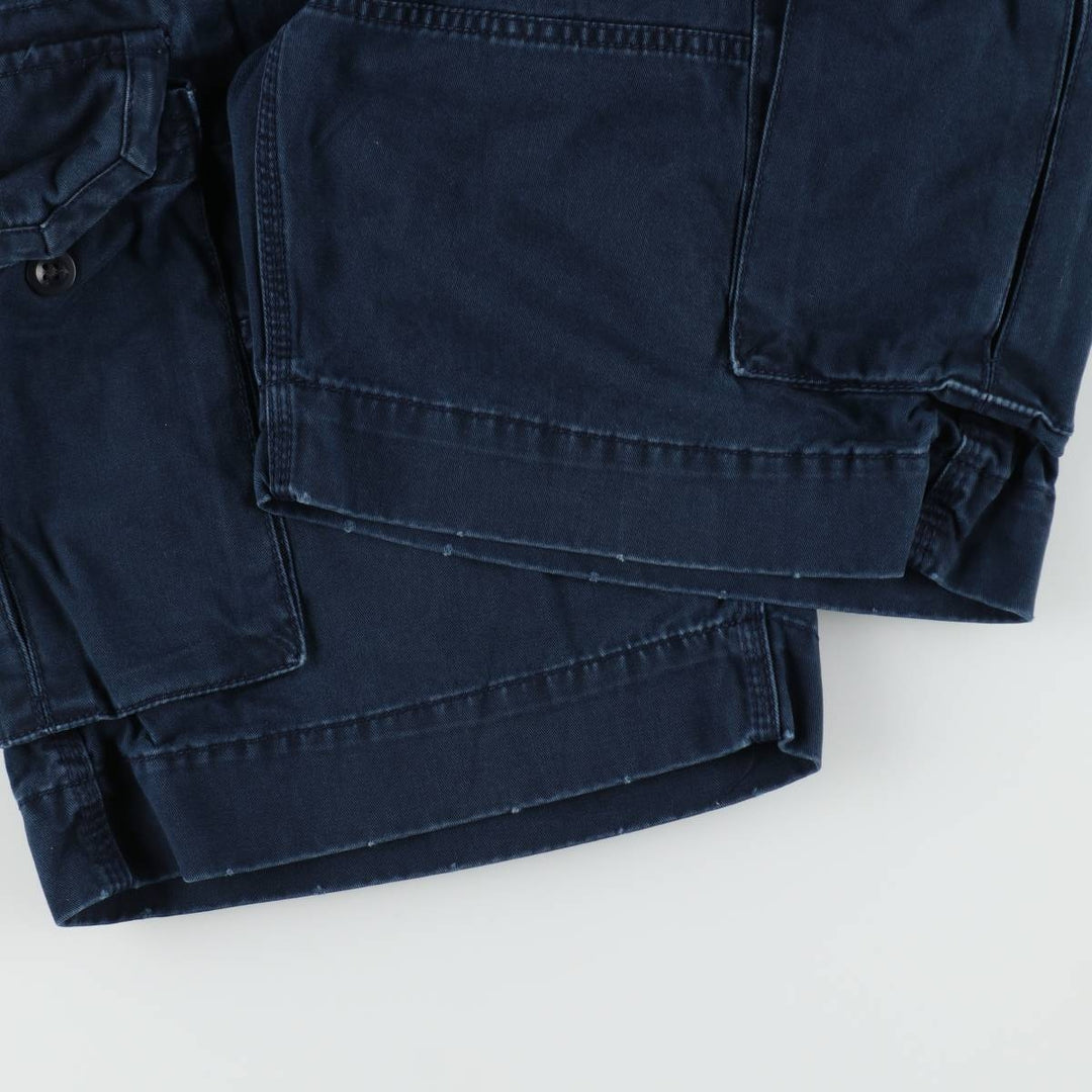 Ralph Lauren POLO by Ralph Lauren cargo shorts, men's size W31 cotton navy blue type Vintage Second Hand