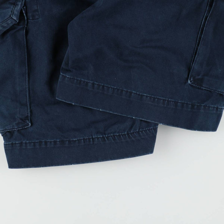 Ralph Lauren POLO by Ralph Lauren cargo shorts, men's size W31 cotton navy blue type Vintage Second Hand
