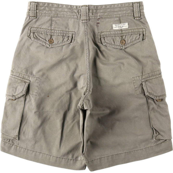 Ralph Lauren POLO RALPH LAUREN cargo shorts, half pants, men's size w34 cotton Khaki type Vintage Second Hand