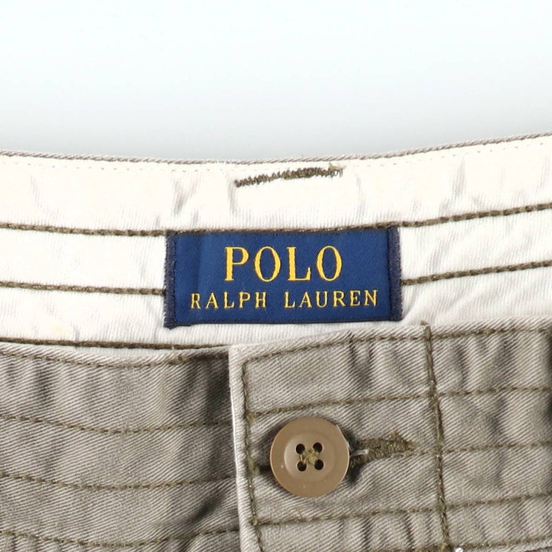 Ralph Lauren POLO RALPH LAUREN cargo shorts, half pants, men's size w34 cotton Khaki type Vintage Second Hand
