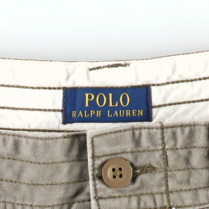 Ralph Lauren POLO RALPH LAUREN cargo shorts, half pants, men's size w34 cotton Khaki type Vintage Second Hand