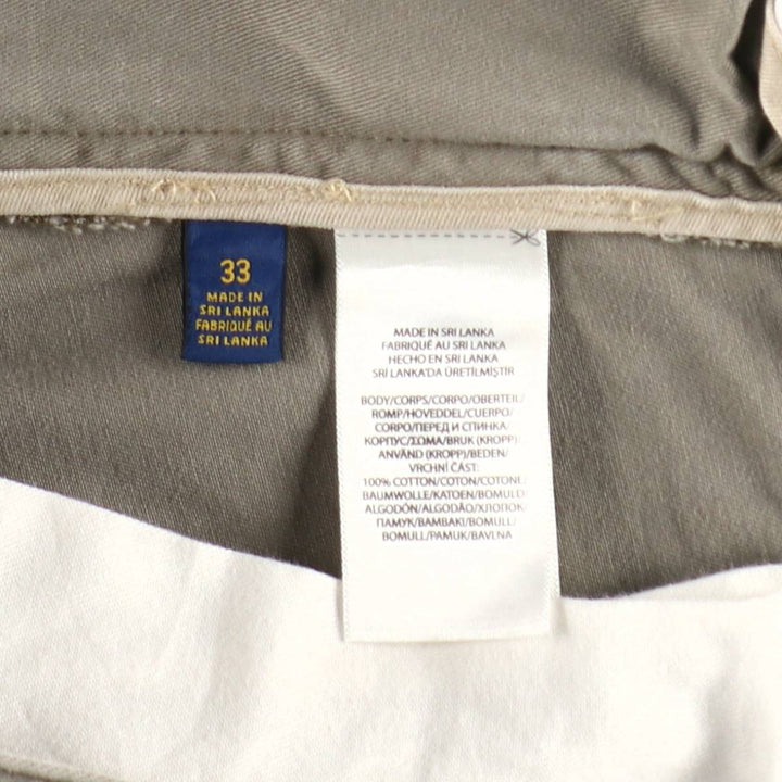 Ralph Lauren POLO RALPH LAUREN cargo shorts, half pants, men's size w34 cotton Khaki type Vintage Second Hand